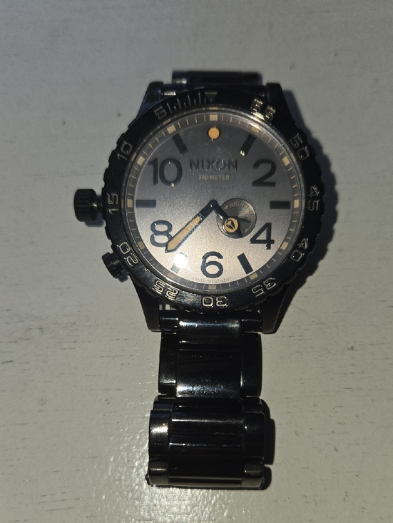 Nixon Other - Nixon Black and Silver Diver-Style Stainless Watch